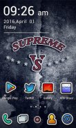 SUPREME GO Launcher Theme screenshot 1