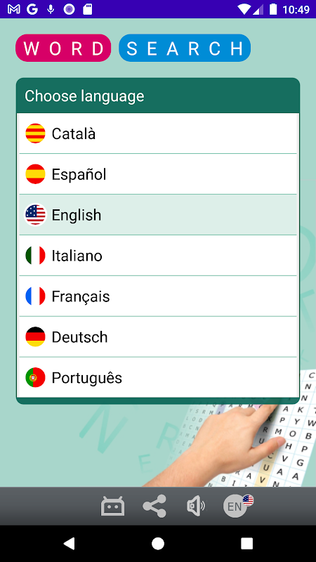 Download do APK de Caça-palavras em Inglês para Android