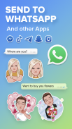 Mirror Stickers & Criador de Facial Emoji e Avata screenshot 2