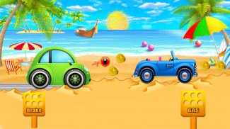 儿童汽车山赛车游戏 - 幼儿驾驶 screenshot 9