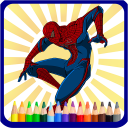 Superhero Coloring Book - Kids Icon