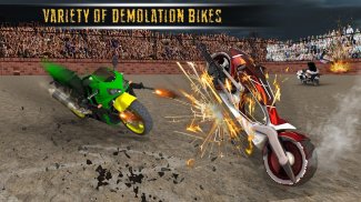 Demolition Derby Bike Racing & Crash Stunts War screenshot 4