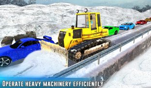 Grand Snow Excavator Sim truck screenshot 2