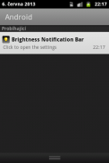 Brightness Notification Bar screenshot 1