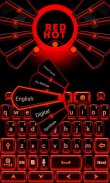 Red Hot Keyboard Theme screenshot 4