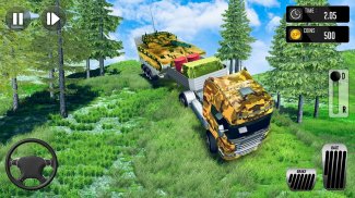 Army Truck Driving 3D Simulator Offroad Cargo Duty screenshot 0