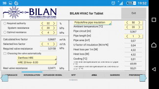 Bilan HVAC Simple for Tablet screenshot 5