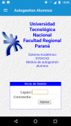 UTN Facultad Regional Paraná screenshot 1