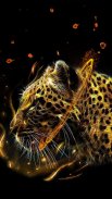 Fuoco Leopard Lupo--APUS Launcher tema di moda screenshot 3