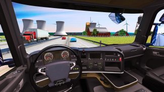 Truck Simulator - اليورو شاحنة محاكي 2018 screenshot 1