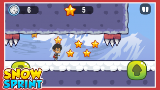 Snow Sprint: Classical Endless Running Game screenshot 4