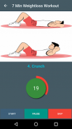 7 Min Weight loss workout free screenshot 6