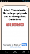 Thrombosis Guidelines screenshot 0