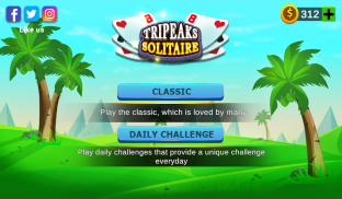 Tripeaks Solitaire Card Game screenshot 0