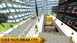 Straßenroller Bau: Stadt im Schwer Parken 3d screenshot 3