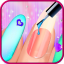 Fashion Nail Art Design & Coloring Game