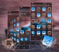 Sea Bottle Launcher Theme screenshot 1