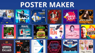 Fazer panfletos gratis Criador de cartazes 2019 HD screenshot 2