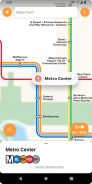 Washington DC Metro Route Map screenshot 0