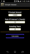 Interest Calculater screenshot 1