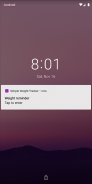 Simple Weight Tracker screenshot 0