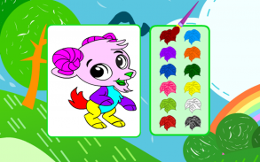 Coloring Game-Goats Kids screenshot 1