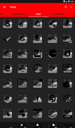 Half Light Black Icon Pack ✨Free✨ screenshot 11