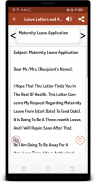 Leave Letters and Applications screenshot 3