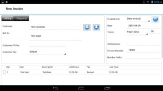 Express Invoice Invoicing screenshot 1