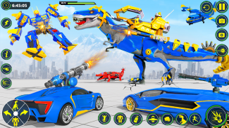 Dino Transform Robot Car Game screenshot 2