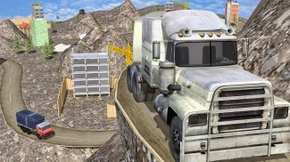 Construção Cargo Truck sim 3d screenshot 2