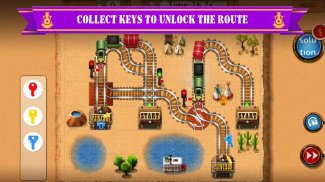 Rail Maze 2 - ट्रेन पज़ल गेम screenshot 0