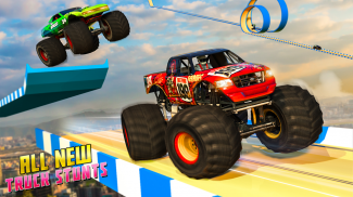 Monster Truck Mega Ramp Stunts Extreme Stunt Games screenshot 4