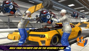 Car Maker Auto Mechanic Sports Car Builder Giochi screenshot 11