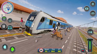 ville train chauffeur simulateur 2019 train Jeux screenshot 5