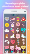 Cute Kawaii Stickers – Photo Editor screenshot 0