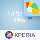 LITTLE™ XPERIA Theme | SILVER 🎨