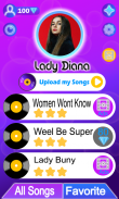 Lady diana Piano Tiles screenshot 3