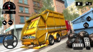 Garbage Dump Truck Driving 3D screenshot 0