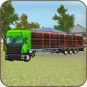 Log Truck Driver 3D Icon