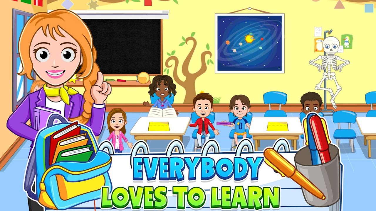 My Town: School game for kids - Descargar APK para Android | Aptoide