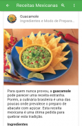 Receitas Mexicanas screenshot 2