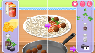 रसोई में खाना पकाने - पाक कला खेल बच्चे screenshot 0