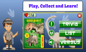 Dinosaur Trivia and Stickers screenshot 0