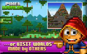 Pixel Worlds : MMO Sandbox - Mondes de pixels screenshot 4