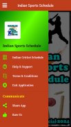 Indian Sports Schedule screenshot 4