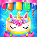 Rainbow Glitter Birthday Cakes Icon