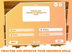 Englisches Grammatik Verb Quizspiel screenshot 2