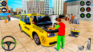 US Taxi Car Driving Simulator screenshot 1