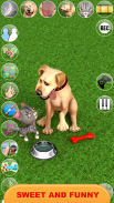 Sprechender Hund John. Virtuelles Haustier Spiel. screenshot 3